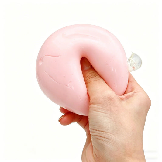 PINK Cream Mochi Sphere squishy ball Fidget Toy