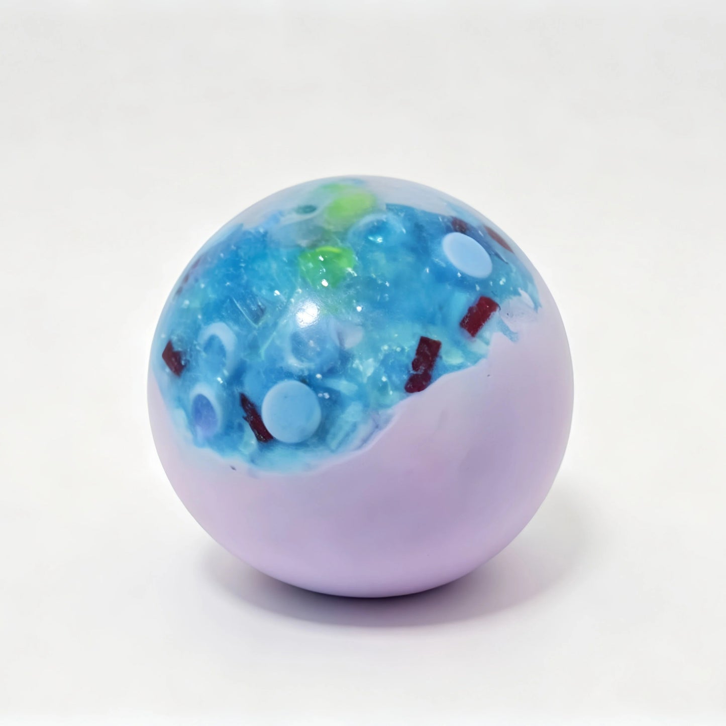 Ocean Echo Squishy Ball & Handmade Fidget Toy for Stress Relief