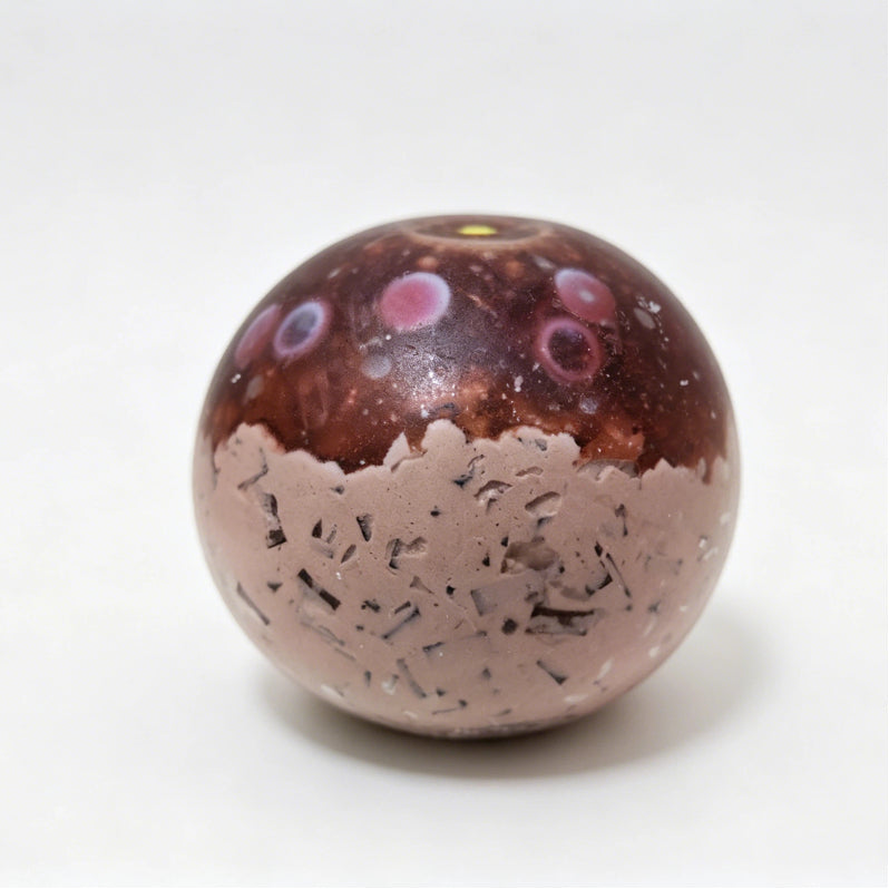 Chocolate Echo Squishy Ball & Handmade Fidget Toy for Stress Relief