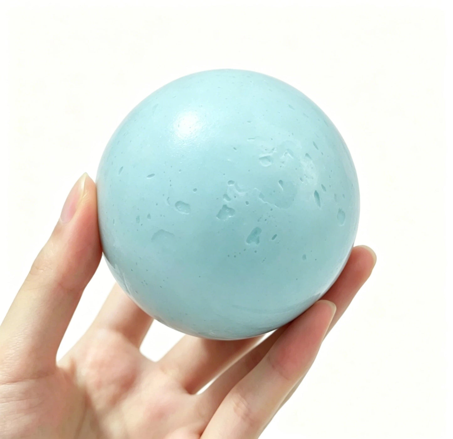 Blue Cream Mochi Sphere squishy ball Fidget Toy