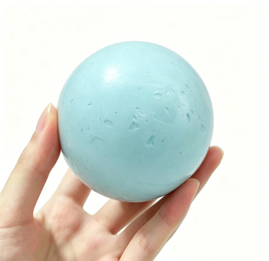 Blue Cream Mochi Sphere squishy ball Fidget Toy