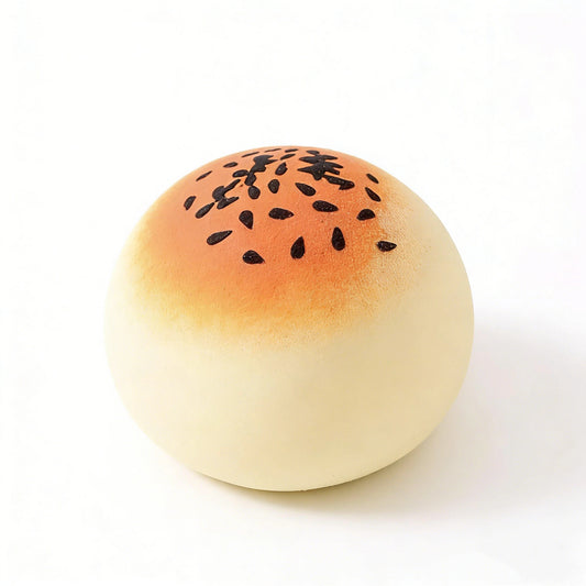 Egg Yolk Pastry Squishy, Ultra-Soft Realistic Food Fidget Toy for Stress Relief &Desk Decor