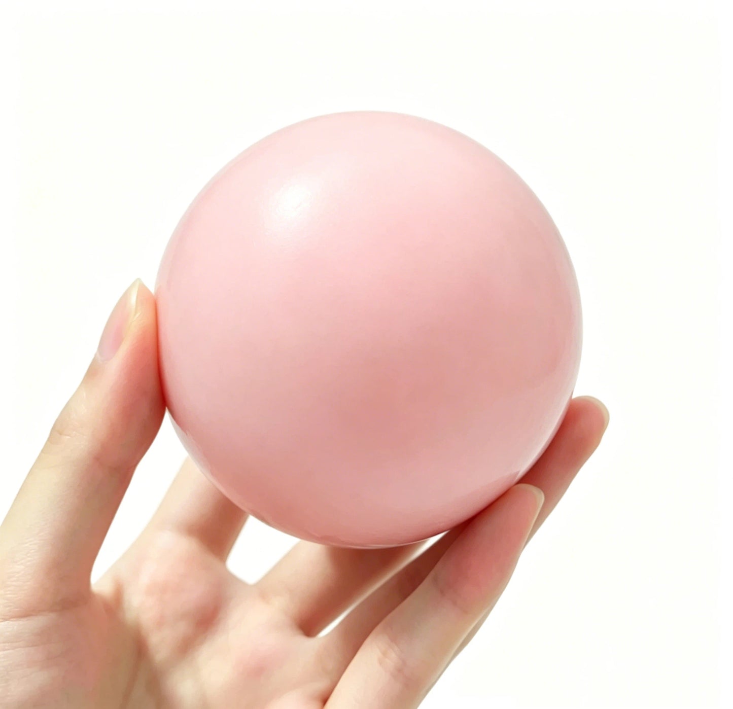 PINK Cream Mochi Sphere squishy ball Fidget Toy