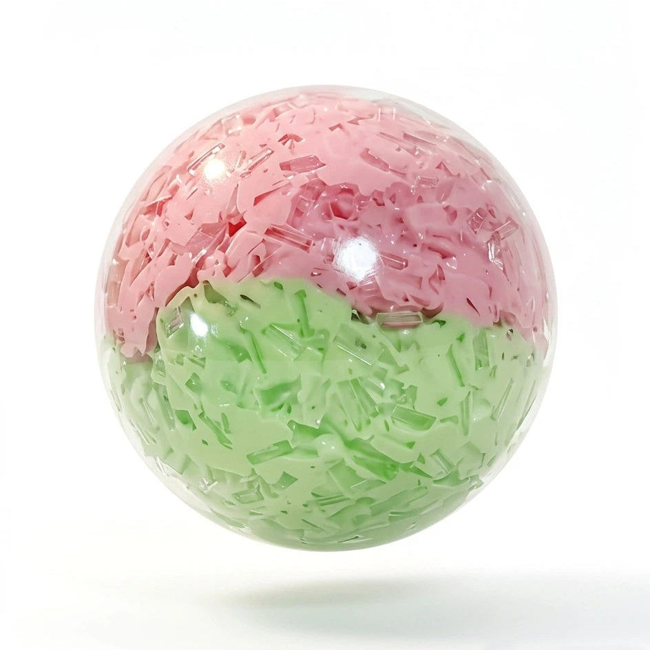 Dual-Tone Squishy Ball  Handmade Fidget Toy