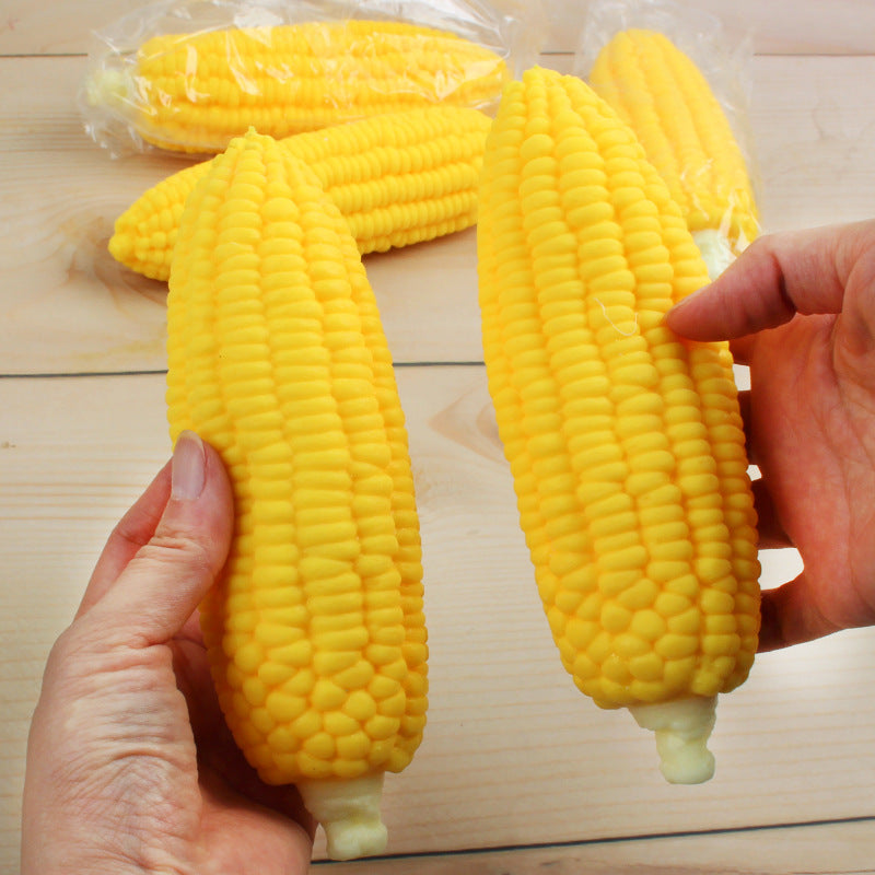 Realistic Corn Squishy — High Elasticity Sensory Stress Toy