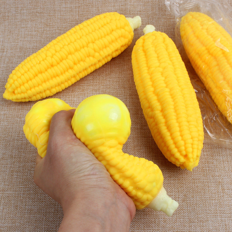 Realistic Corn Squishy — High Elasticity Sensory Stress Toy