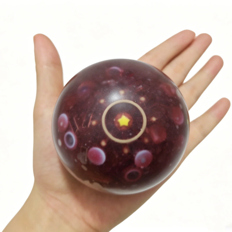 Chocolate Echo Squishy Ball & Handmade Fidget Toy for Stress Relief
