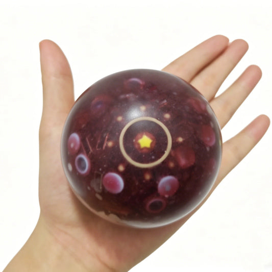 Chocolate Echo Squishy Ball & Handmade Fidget Toy for Stress Relief