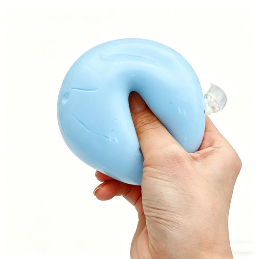 Blue Cream Mochi Sphere squishy ball Fidget Toy