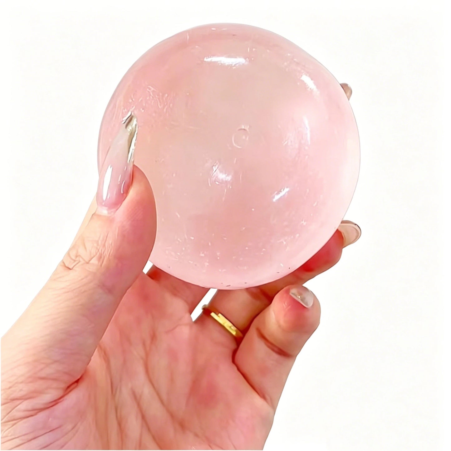 Pink Coconut Oil Squishy ball - Fidget Toy