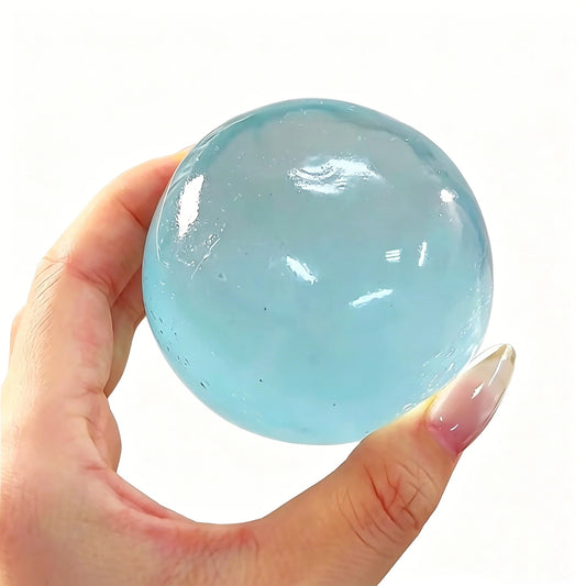 Blue Coconut Oil Squishy ball - Fidget Toy